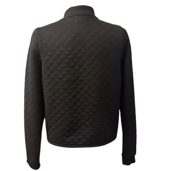 Marine Layer Corbet Quilted Bomber Jacket – Black – Size Medium - Picture 2 of 5